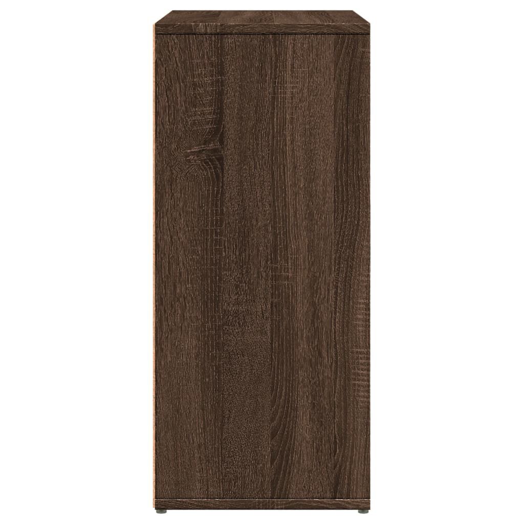 vidaXL Βοηθητικά Ντουλάπια 2 τεμ. Καφέ Δρυς 60x31x70εκ. Επεξεργ. Ξύλο