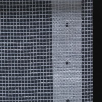 vidaXL Μουσαμάς με Ύφανση Leno Λευκός 1,5 x 10 μ. 260 γρ./μ²