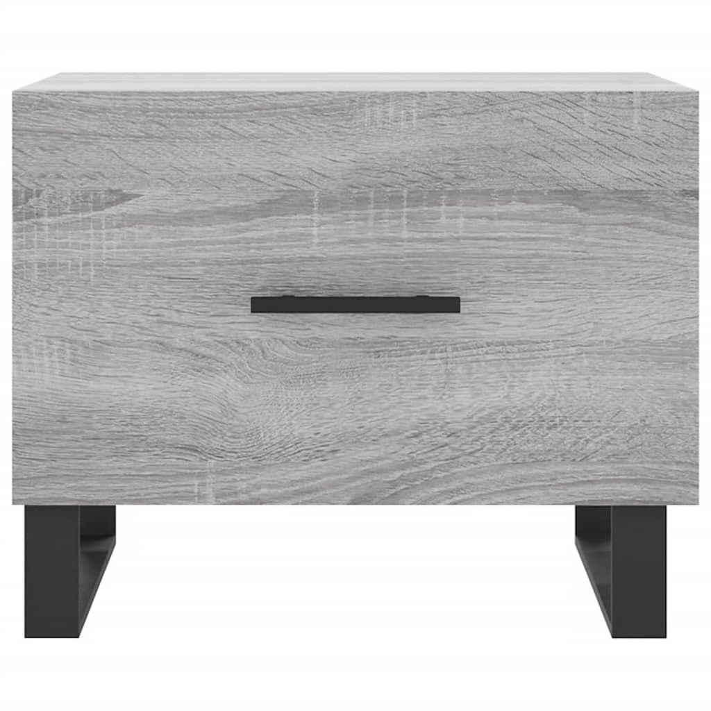 vidaXL Τραπεζάκι Σαλονιού Γκρι Sonoma 50x50x40 εκ. Επεξεργασμένο Ξύλο