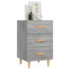 vidaXL Κομοδίνο Γκρι Sonoma 40 x 40 x 66 εκ. από Επεξεργασμένο Ξύλο