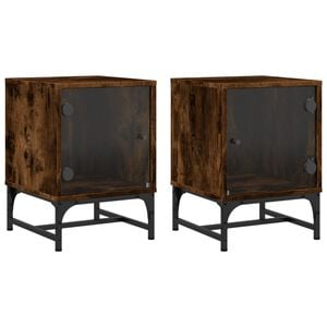 vidaXL &Kappa;&omicron;&mu;&omicron;&delta;ί&nu;&alpha; 2 &tau;&epsilon;&mu;. &Kappa;&alpha;&pi;&nu;&iota;&sigma;&tau;ή &Delta;&rho;&upsilon;&sigmaf; 35x37x50 &epsilon;&kappa;. &mu;&epsilon; &Gamma;&upsilon;ά&lambda;&iota;&nu;&epsilon;&sigmaf; &Pi;ό&rho;&tau;&epsilon;&sigmaf;