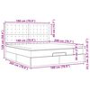 vidaXL Οθωμανικό κρεβάτι με στρώμα & LEDs Λευκό 180x200cm Faux Leather