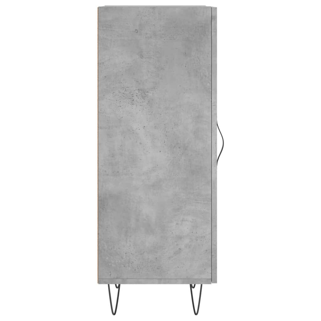 vidaXL Ντουλάπι Γκρι Σκυροδέματος 34,5x34x90 εκ. Επεξεργασμένο Ξύλο