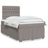 vidaXL &Kappa;&rho;&epsilon;&beta;ά&tau;&iota; Boxspring &mu;&epsilon; &Sigma;&tau;&rho;ώ&mu;&alpha; Taupe 120x190 &epsilon;&kappa;. &Upsilon;&phi;&alpha;&sigma;&mu;ά&tau;&iota;&nu;&omicron;