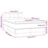 vidaXL &Kappa;&rho;&epsilon;&beta;ά&tau;&iota; Boxspring &mu;&epsilon; &Sigma;&tau;&rho;ώ&mu;&alpha; & LED &Sigma;&kappa;. &Pi;&rho;ά&sigma;&iota;&nu;&omicron; 120x200&epsilon;&kappa; &Beta;&epsilon;&lambda;&omicron;ύ&delta;&omicron;