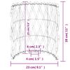 vidaXL Καπέλο Φωτιστικού Ø23x28 εκ. από Wicker