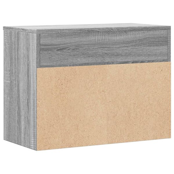 vidaXL Παπουτσοθήκη Γκρι Sonoma 60x30x45 εκ. από Επεξεργασμένο Ξύλο