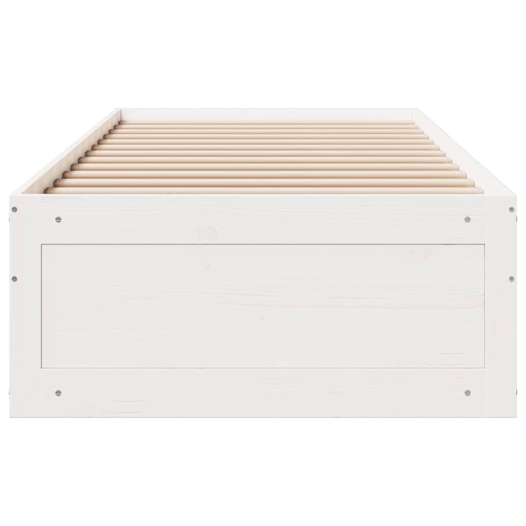 vidaXL Σκελετός Κρεβατιού Χωρίς Στρώμα 90x190 εκ. Μασίφ Ξύλο Πεύκου