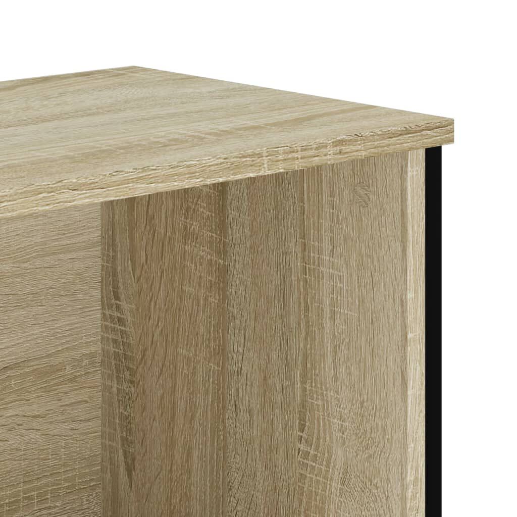 vidaXL Βιβλιοθήκη Sonoma Δρυς 50x31x106 εκ. από Επεξεργασμένο Ξύλο