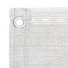 vidaXL Διαχωριστικό Βεράντας Λευκό 120 x 500 εκ. από HDPE