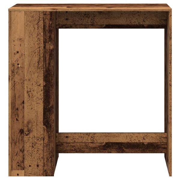 vidaXL Τραπέζι Μπαρ με Ράγες 101x40x103,5 εκ. Επεξεργ. Ξύλο