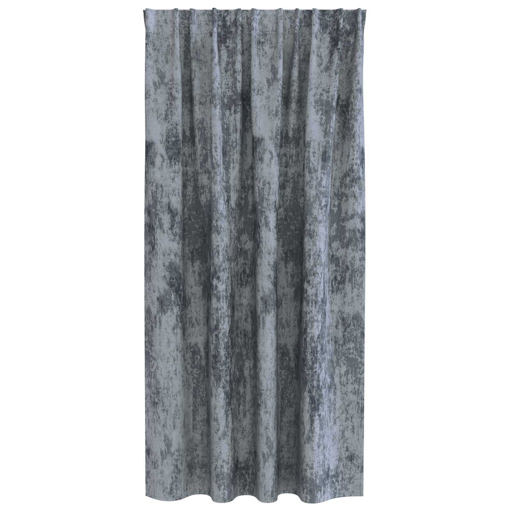 vidaXL Κουρτίνα με κουρτίνες 2 pcs Ασημί γκρι 175 x 140 εκ. Βελούδο