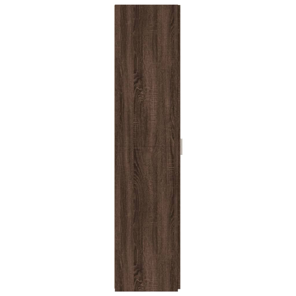 vidaXL Ντουλάπι Καφέ Δρυς 45x42,5x185 εκ. από Επεξεργασμένο Ξύλο