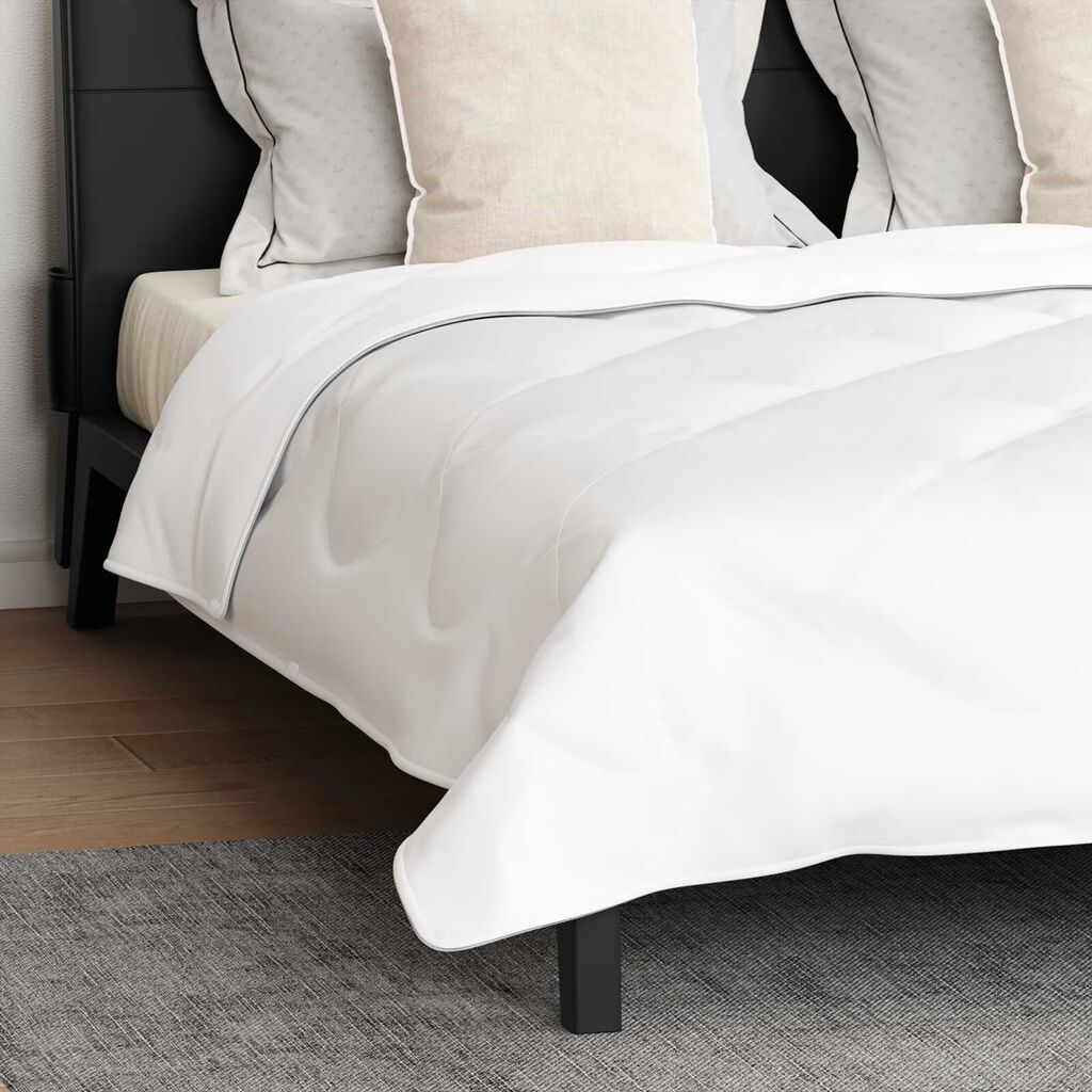 vidaXL Πάπλωμα Άλλο με μαξιλάρι 3 pcs Λευκό 240 x 220 cm Μικροΐνες