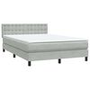 vidaXL &Kappa;&rho;&epsilon;&beta;ά&tau;&iota; Boxspring &mu;&epsilon; &Sigma;&tau;&rho;ώ&mu;&alpha; & LED &Alpha;&nu;&omicron;&iota;&chi;&tau;ό &Gamma;&kappa;&rho;&iota; 160x220 &epsilon;&kappa;. &Beta;&epsilon;&lambda;&omicron;ύ&delta;&iota;&nu;&omicron;