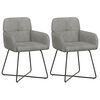 vidaXL &Kappa;&alpha;&rho;έ&kappa;&lambda;&epsilon;&sigmaf; &phi;&alpha;&gamma;&eta;&tau;&omicron;ύ 2 pcs &Beta;&epsilon;&lambda;&omicron;ύ&delta;&omicron; &Alpha;&nu;&omicron;&iota;&chi;&tau;ό &gamma;&kappa;&rho;&iota; 59 x 56,5 x 86 &epsilon;&kappa;.