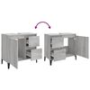 vidaXL Ντουλάπι Μπάνιου Γκρι Sonoma 65x33x60 εκ. Επεξεργασμένο Ξύλο