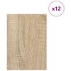 vidaXL Διακοσμητικά Πάνελ 12 pcs Sonoma Δρυς 21 x 30 x 0.3 εκ