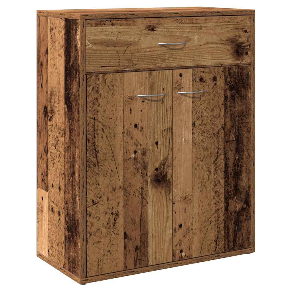 vidaXL Sideboard Παλιό ξύλο 60x30x75 cm Ξύλο μηχανής