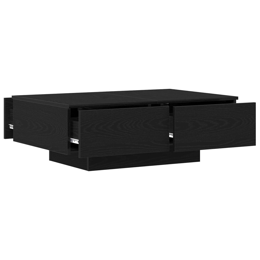 vidaXL Τραπεζάκι σαλονιού Μαύρος Δρυς 90x60x31 εκ. Επεξεργασμένο ξύλο