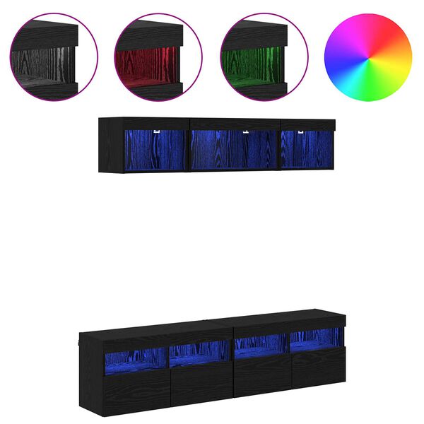 vidaXL &Mu;&omicron;&nu;ά&delta;&epsilon;&sigmaf; &Tau;&omicron;ί&chi;&omicron;&upsilon; &Tau;V &mu;&epsilon; LED 5 pcs &Mu;&alpha;ύ&rho;&eta; &Omicron;&xi;&upsilon;ά 80 x 30 x 40 &epsilon;&kappa;