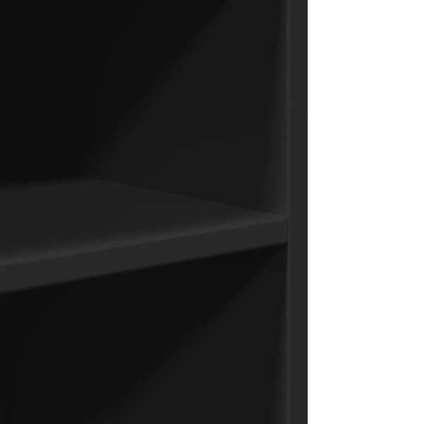 vidaXL Βοηθητικό Τραπέζι με Ρόδες Μαύρο 55x60x78 εκ. Επεξ. Ξύλο