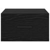 vidaXL Κομοδίνο Μαύρη δρυς 35 x 35 x 20 εκ Επεξεργασμένο ξύλο