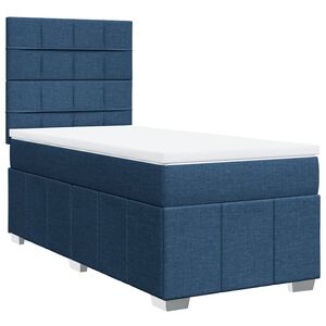 vidaXL &Kappa;&rho;&epsilon;&beta;ά&tau;&iota; Boxspring &mu;&epsilon; &Sigma;&tau;&rho;ώ&mu;&alpha; &Mu;&pi;&lambda;&epsilon; 90x200 &epsilon;&kappa;.&Upsilon;&phi;&alpha;&sigma;&mu;ά&tau;&iota;&nu;&omicron;