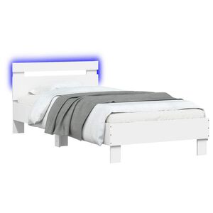 vidaXL &Kappa;&rho;&epsilon;&beta;ά&tau;&iota; &mu;&epsilon; &phi;&omega;&tau;&iota;&sigma;&mu;ό LED &Lambda;&epsilon;&upsilon;&kappa;ό 80 x 200 cm &Epsilon;&pi;&epsilon;&xi;&epsilon;&rho;&gamma;&alpha;&sigma;&mu;έ&nu;&omicron; &Xi;ύ&lambda;&omicron;