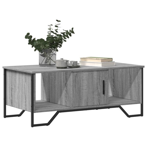 vidaXL Τραπεζάκι Σαλονιού Γκρι Sonoma 100x51x40 εκ. Επεξεργασμένο Ξύλο