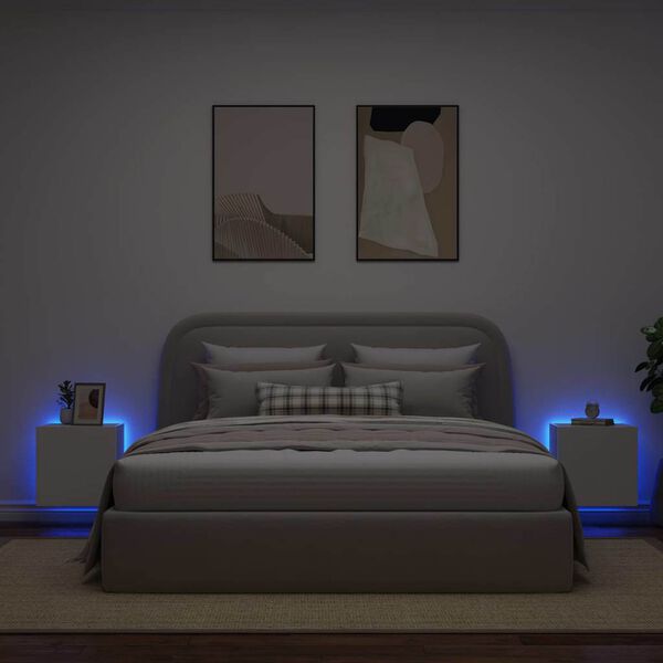 vidaXL Έ&pi;&iota;&pi;&lambda;&alpha; &Tau;&omicron;ί&chi;&omicron;&upsilon; &Tau;&eta;&lambda;&epsilon;ό&rho;&alpha;&sigma;&eta;&sigmaf; &mu;&epsilon; LED 2 &Tau;&epsilon;&mu;. &Lambda;&epsilon;&upsilon;&kappa;ά 40,5x35x40 &epsilon;&kappa;.