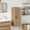 vidaXL Ντουλάπι Τοίχου Αρτισιανή Δρυς 34,5x34x90 εκ. από Επεξεργ. Ξύλο