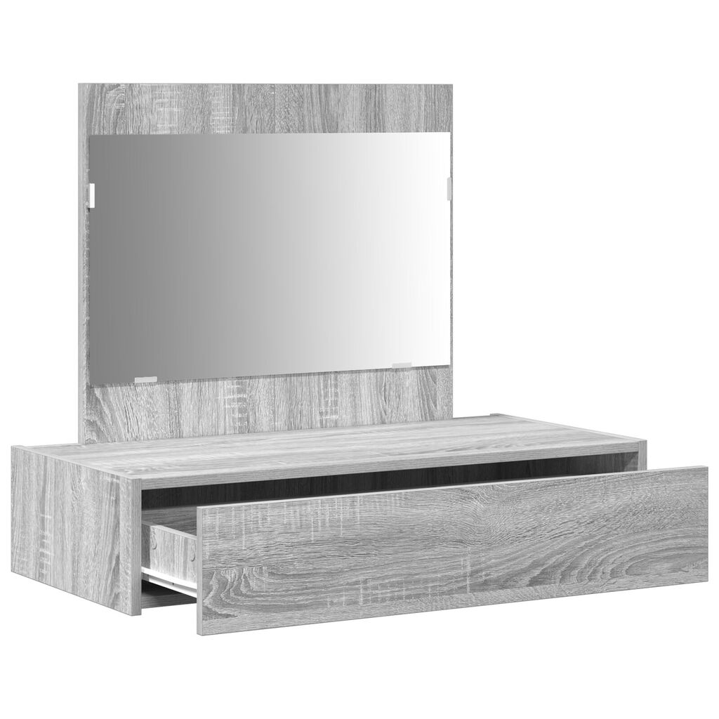 vidaXL Τοίχος με Είδη Περιποίησης Γκρι Sonoma 83x40x70 εκ