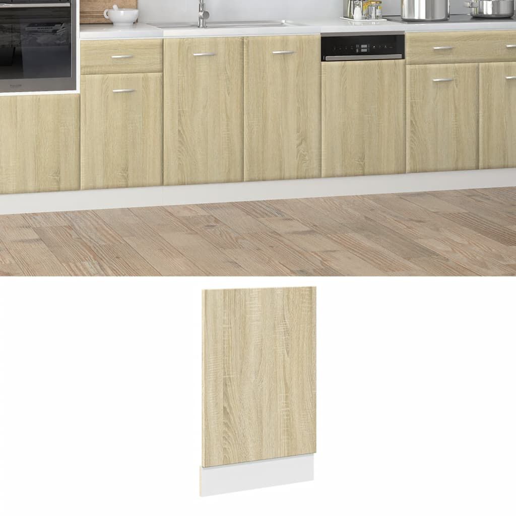 vidaXL Πρόσοψη Πλυντηρίου Πιάτων Lyon Sonoma Δρυς 45x3x67εκ.