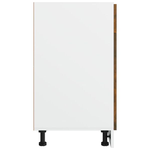 vidaXL Έπιπλο Με Συρτάρι Lyon Καπνιστή Δρυς 40x46x81,5εκ.