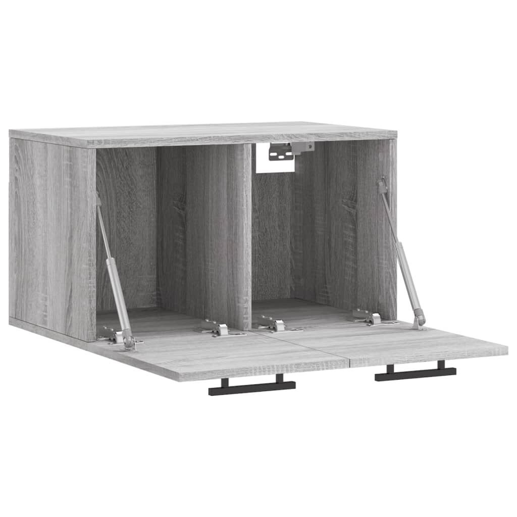 vidaXL Ντουλάπι Τοίχου Γκρι Sonoma 60x36,5x35 εκ. Επεξεργασμένο Ξύλο