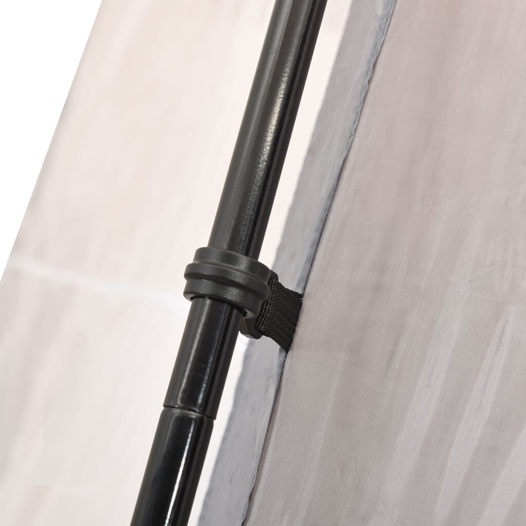 vidaXL Σκίαστρο Πισίνας Γκρι 500 x 433 x 250 εκ. Υφασμάτινο