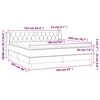 vidaXL &Kappa;&rho;&epsilon;&beta;ά&tau;&iota; Boxspring &mu;&epsilon; &Sigma;&tau;&rho;ώ&mu;&alpha; &Sigma;&kappa;&omicron;ύ&rho;&omicron; &Mu;&pi;&lambda;&epsilon; 160x200 &epsilon;&kappa;. &Beta;&epsilon;&lambda;&omicron;ύ&delta;&iota;&nu;&omicron;