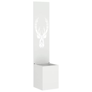 vidaXL Οθόνη Ιδιωτικότητας Κήπου Animal Print Λευκό 32 x 140 εκ.