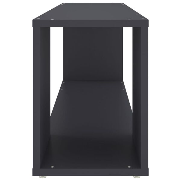 vidaXL Έπιπλο Τηλεόρασης Γκρι 100 x 24 x 32 εκ. από Μοριοσανίδα