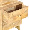 vidaXL Κομοδίνο 40 x 30 x 50 εκ. από Μασίφ Ξύλο Μάνγκο