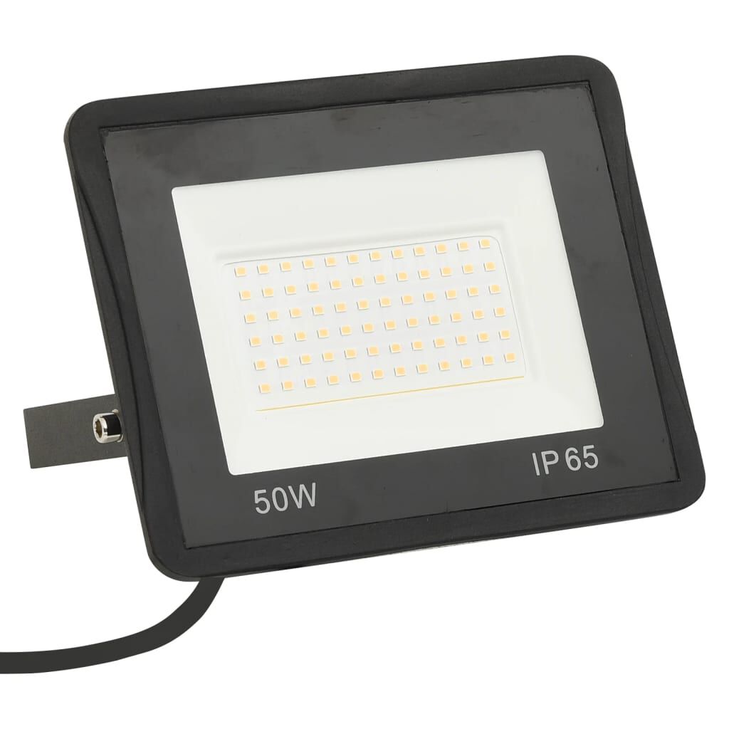 vidaXL Προβολέας LED Θερμό Λευκό 50 W