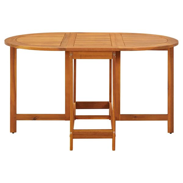 vidaXL Τραπέζι Κήπου 130 x 90 x 72 εκ. από Μασίφ Ξύλο Ακακίας