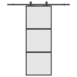 vidaXL &Sigma;&upsilon;&rho;ό&mu;&epsilon;&nu;&eta; &pi;ό&rho;&tau;&alpha; &mu;&epsilon; &sigma;&epsilon;&tau; &upsilon;&lambda;&iota;&kappa;&omicron;ύ &Mu;&alpha;ύ&rho;&omicron; 76x205 cm &gamma;&upsilon;&alpha;&lambda;ί &mu;&epsilon;&tau;&rho;&iota;&alpha;&sigma;&mu;έ&nu;&omicron;