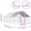vidaXL Κοτέτσι - Κλουβί Εξωτ.Χώρου 2,75x6x1,92 μ. από Γαλβανισμένο Χάλυβα
