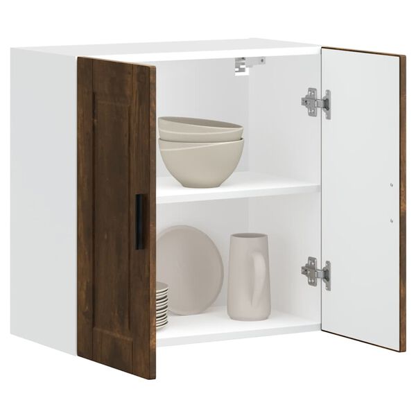 vidaXL ντουλάπι τοίχου κουζίνας "Porto" Καπνιστό ξύλο δρυός