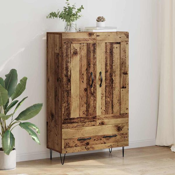vidaXL Highboard &Pi;&alpha;&lambda;&iota;ό &Xi;ύ&lambda;&omicron; 69,5 x 31 x 115 &epsilon;&kappa;. &Epsilon;&pi;&epsilon;&xi;&epsilon;&rho;&gamma;&alpha;&sigma;&mu;έ&nu;&omicron; &xi;ύ&lambda;&omicron;