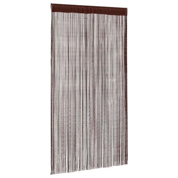 vidaXL Κουρτίνες με Κρόσσια 2 τεμ. Καφέ 100 x 250 εκ.