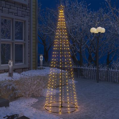 vidaXL Χριστουγ. Δέντρο από Φωτάκια 330 LED Θερμό Λευκό Φως 100x300εκ.