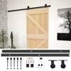 vidaXL &Sigma;&upsilon;&rho;ό&mu;&epsilon;&nu;&eta; &Pi;ό&rho;&tau;&alpha; &Phi;&upsilon;&sigma;&iota;&kappa;ό &kappa;&alpha;&iota; &Mu;&alpha;ύ&rho;&omicron; 80 x 210 cm &Mu;&alpha;&sigma;ί&phi; &Xi;ύ&lambda;&omicron; &Pi;&epsilon;ύ&kappa;&omicron;&upsilon;